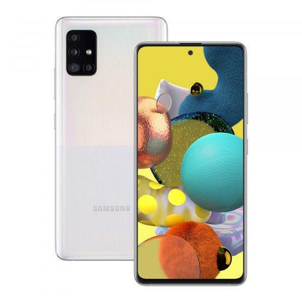 Samsung Galaxy A51 A515 128Gb/4Gb  Haze Crush Silver Nagyon jó