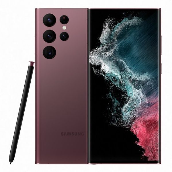 Samsung Galaxy S22 Ultra S908 128Gb/8Gb Burgundy Szuper