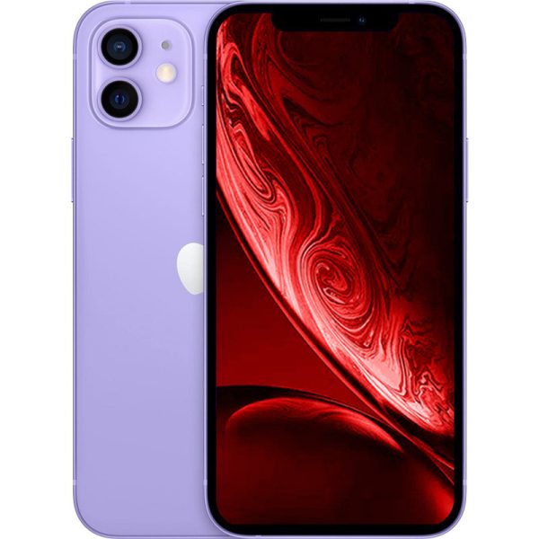 Apple iPhone 12 64Gb Purple nagyon jó