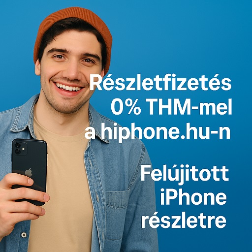 Részletfizetés 0% THM-mel a hiphone.hu-n